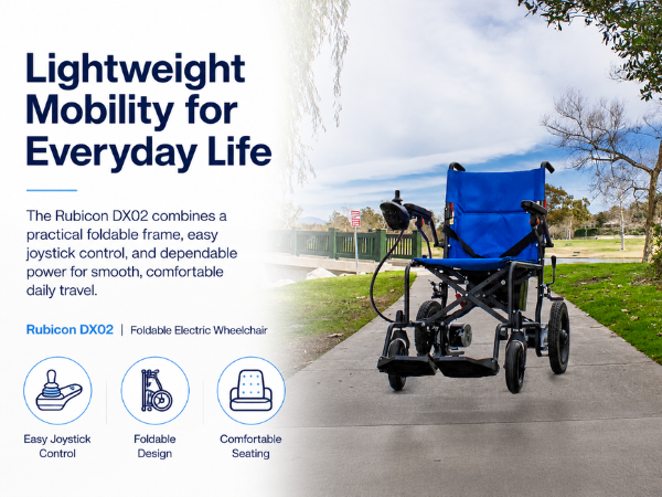Klano KL20 - Lightweight & Powerful Electric Wheelchair for Seniors: Foldable, Portable & Affordable Power Wheelchair | Dual Motors, Easy Travel