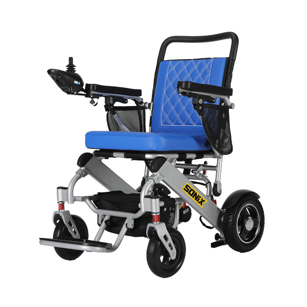 Sonix M15X - Luxurious Premium Lightweight Electric Wheelchair for Indoor & Outdoor | Long Range, Folding & Portable | Dual Motor, Power Wheelchair