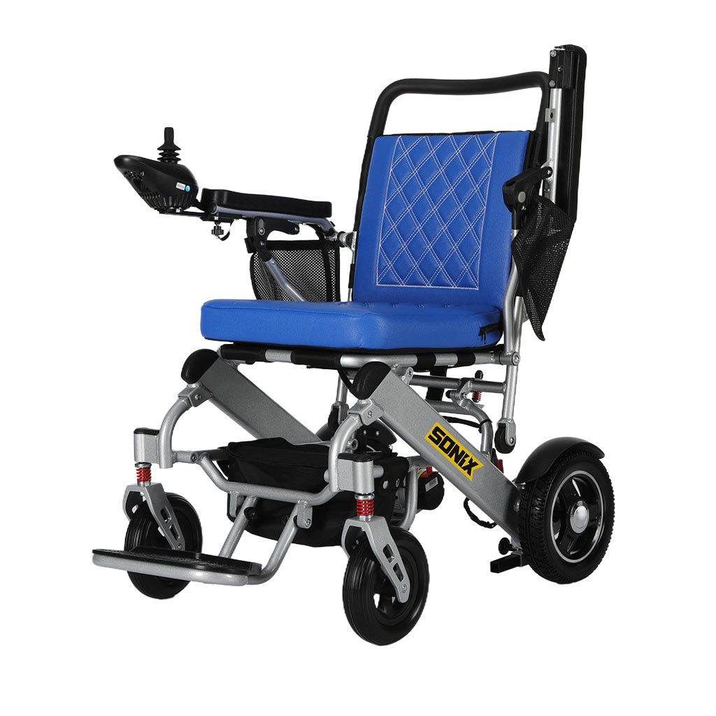 Sonix M15X - Luxurious Premium Lightweight Electric Wheelchair for Indoor & Outdoor | Long Range, Folding & Portable | Dual Motor, Power Wheelchair