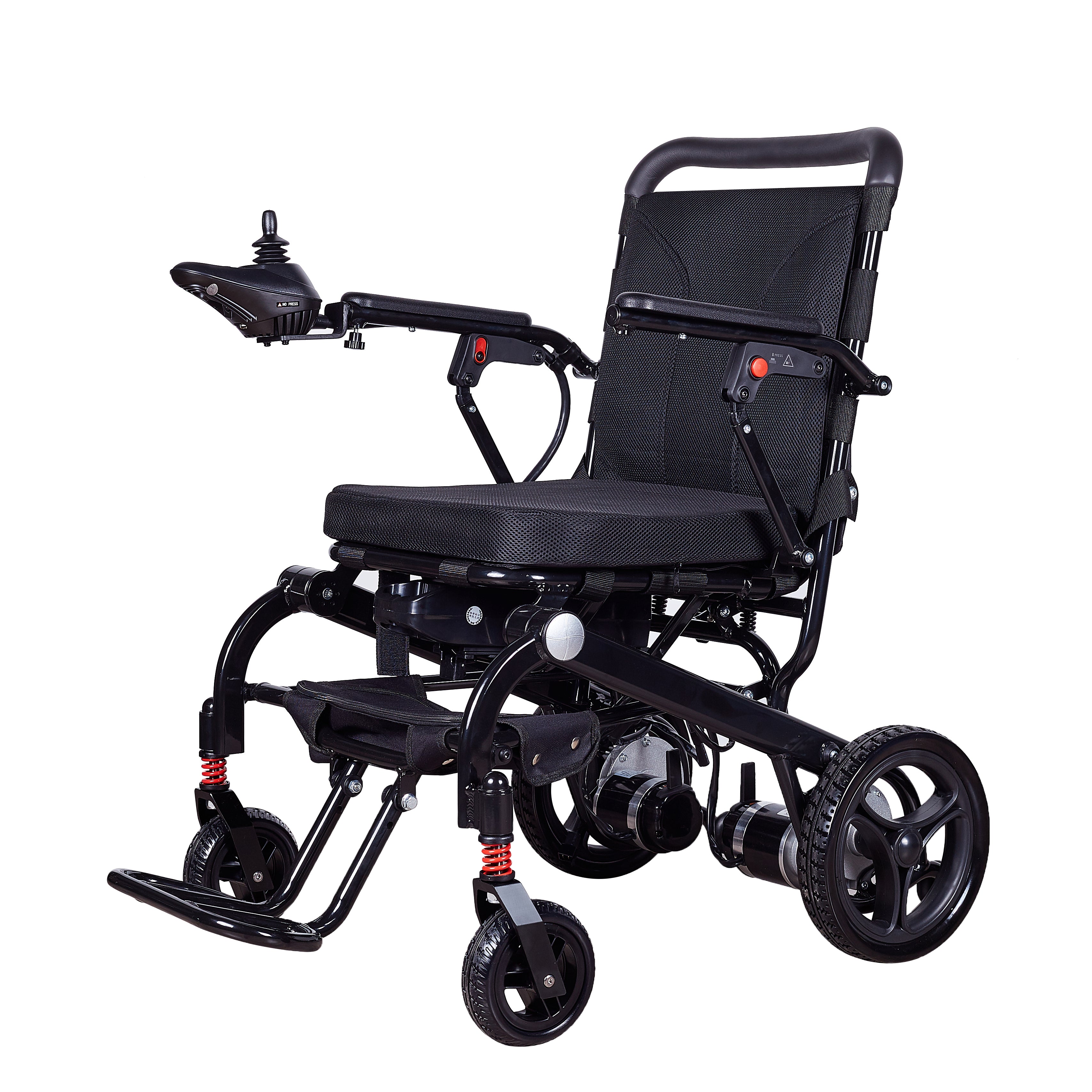 Klano KL60 - Super Lightweight Folding Electric Wheelchair: Compact, Portable Power Wheelchair for Seniors | Joystick, Easy Travel & Transport