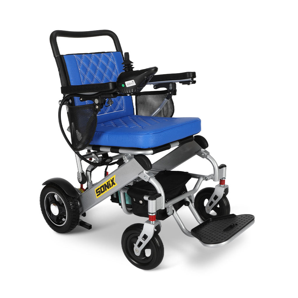 Sonix M15X - Luxurious Premium Lightweight Electric Wheelchair for Indoor & Outdoor | Long Range, Folding & Portable | Dual Motor, Power Wheelchair