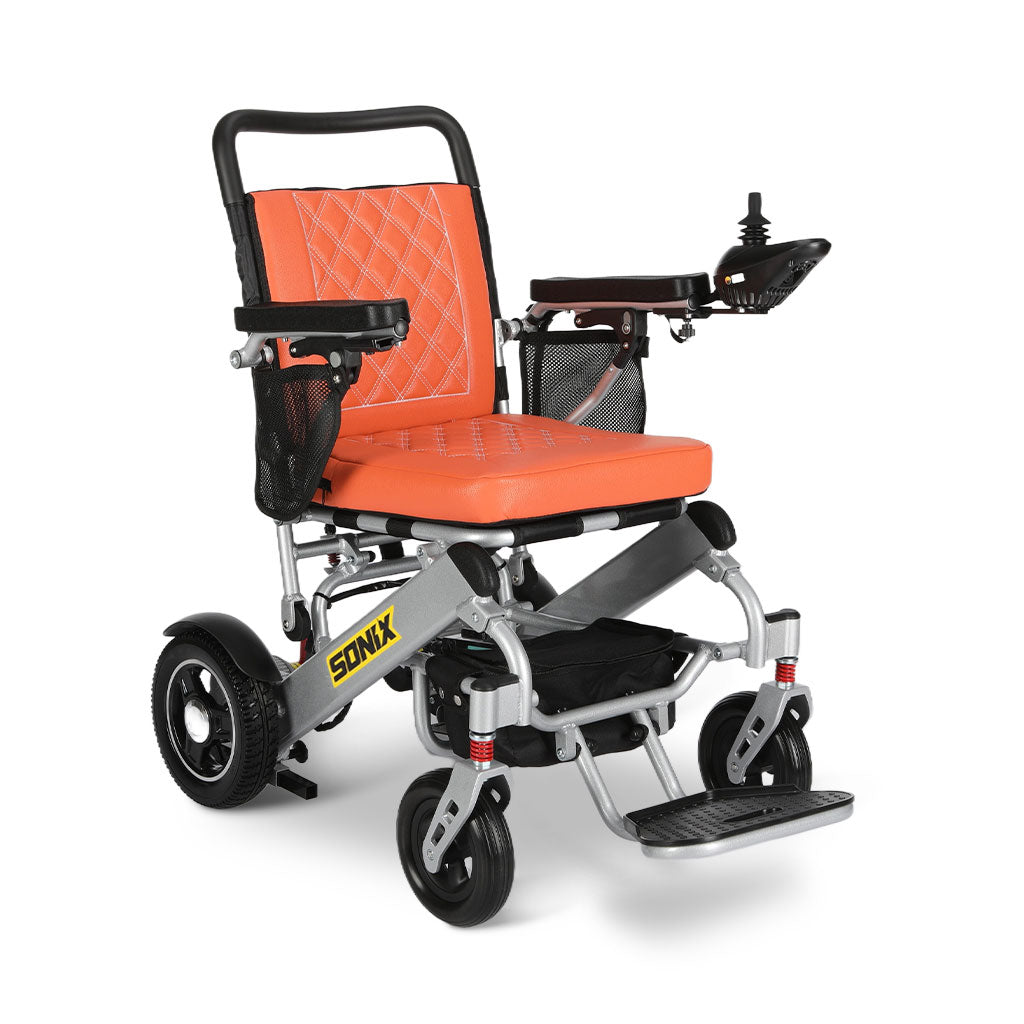 Sonix M15X - Luxurious Premium Lightweight Electric Wheelchair for Indoor & Outdoor | Long Range, Folding & Portable | Dual Motor, Power Wheelchair
