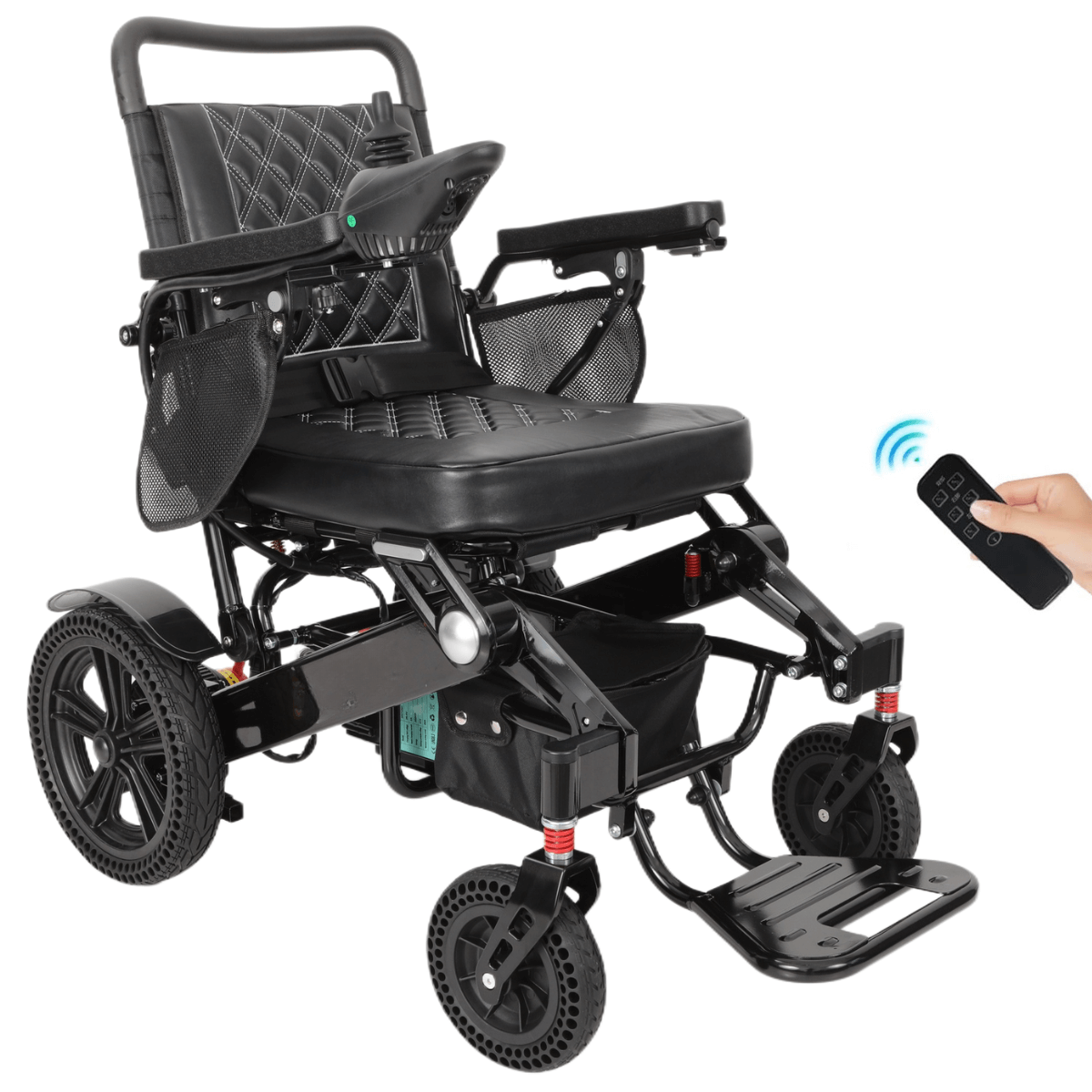 Sonix S80 - Premium All-Terrain Long Range Electric Wheelchair: Foldable & Airline Approved | High Quality Brushless Dual Motors & Joystick