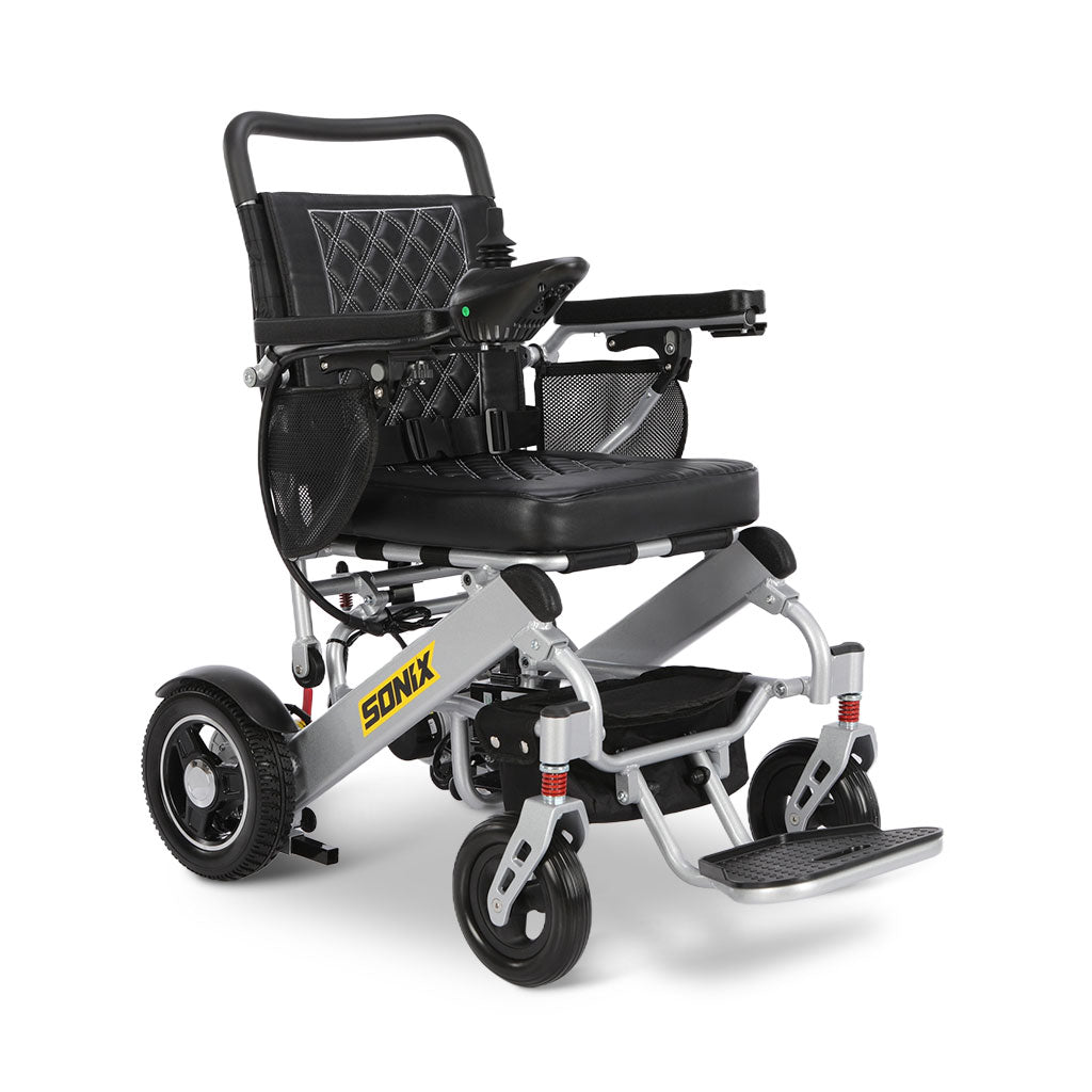 Sonix M15X - Luxurious Premium Lightweight Electric Wheelchair for Indoor & Outdoor | Long Range, Folding & Portable | Dual Motor, Power Wheelchair