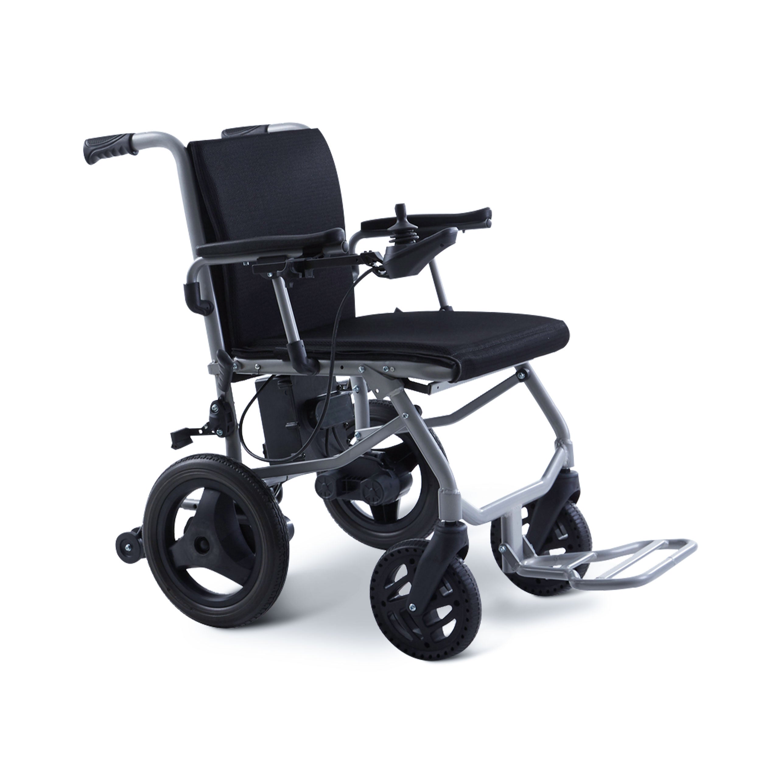 Klano KL40 - World's Lightest Electric Wheelchair: Ultra Lightweight Foldable Power Wheelchair for Seniors with Joystick & Dual Brushless Motors