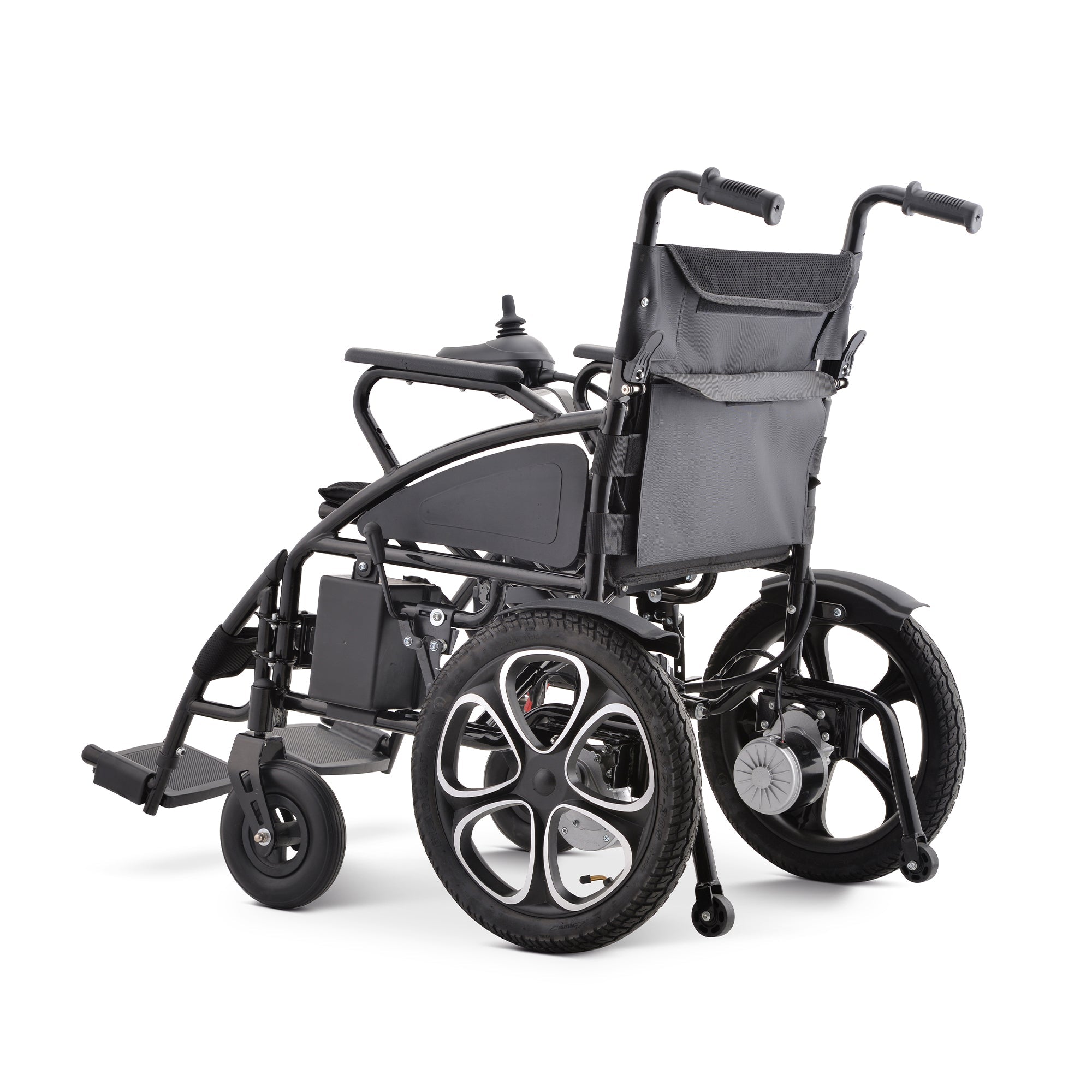 Klano KL10 - All Terrain Powerful Motorized Wheelchair: Heavy-Duty, Foldable & Portable Electric Wheelchair for Seniors | Easy Travel & Joystick