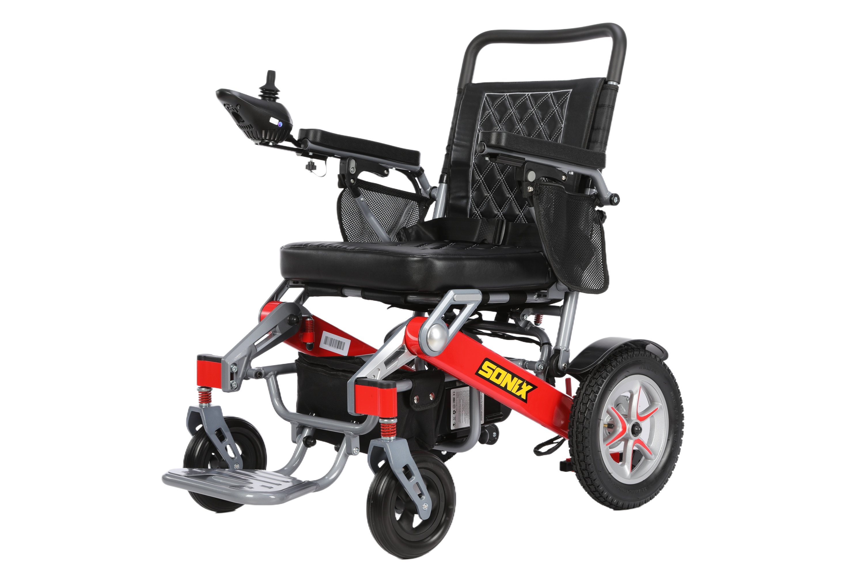 Sonix S80 - Deluxe Electric Wheelchair for Seniors: All-Terrain, Heavy-Duty & Foldable Power Wheelchair | Dual Motor, 30-Mile Range, Joystick