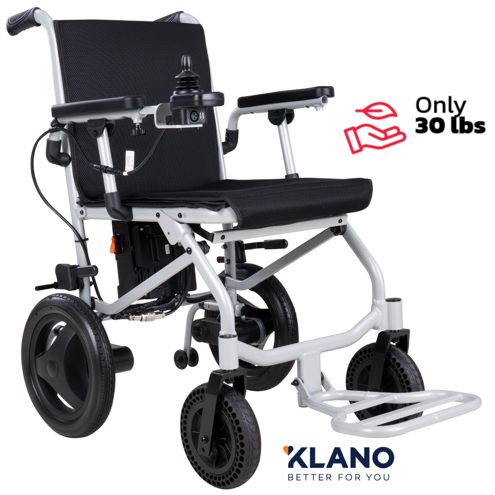 Klano KL40 Lightweight Electric Folding Wheelchairs with Lithium Battery